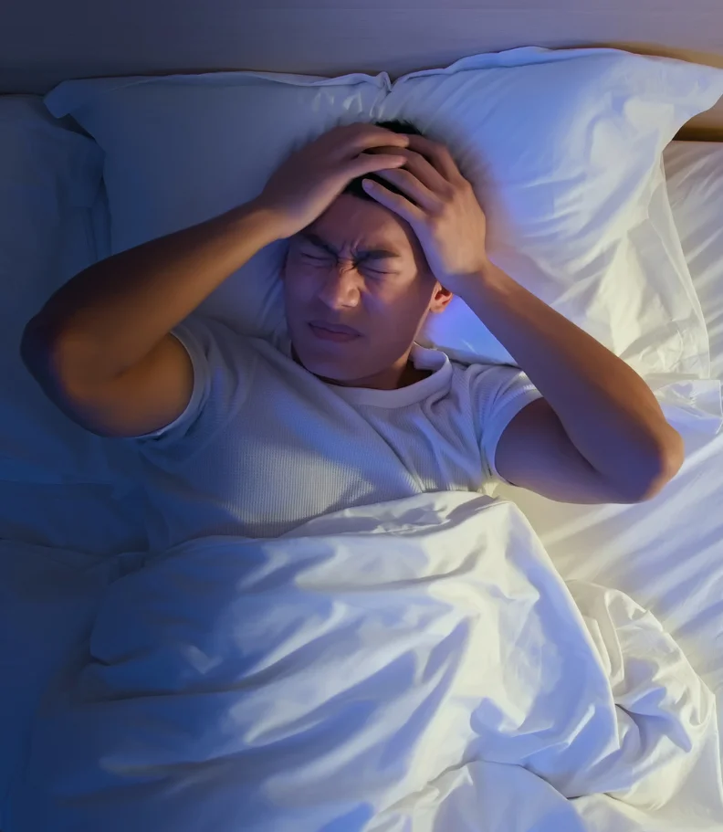 man experiencing headaches in Jacksonville NC